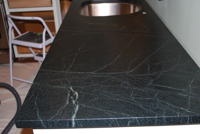 Soapstone after oiling